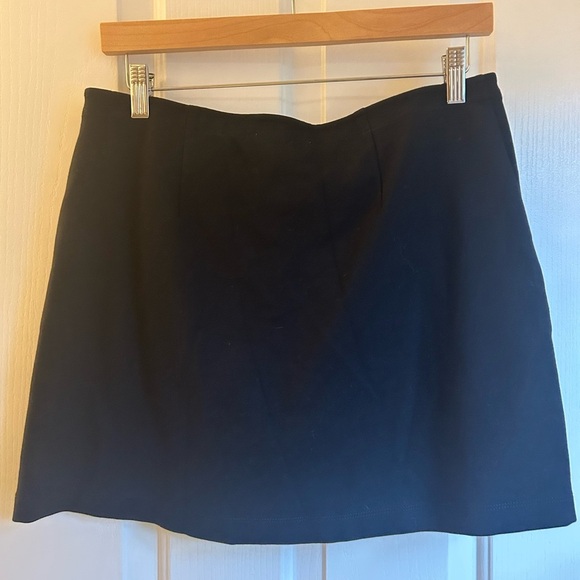 By Anthropologie Trench Mini Skirt Size Medium - Picture 6 of 7
